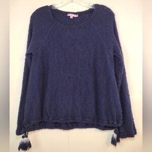 Calypso women's navy blue sweater size (M)